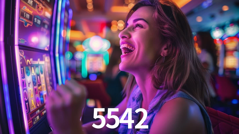 Sinta a adrenalina dos jogos de cassino com 5542